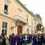 HOMENAJE AL SEÑOR DE LOS MILAGROS.