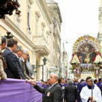 HOMENAJE AL SEÑOR DE LOS MILAGROS.