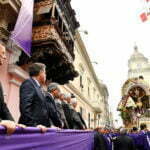 HOMENAJE AL SEÑOR DE LOS MILAGROS.