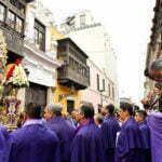 HOMENAJE AL SEÑOR DE LOS MILAGROS.