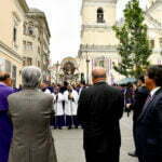 HOMENAJE AL SEÑOR DE LOS MILAGROS.