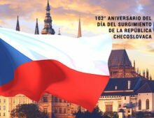 102° Aniversario del Día del Surgimiento de la República Checoslovaca.