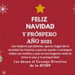 AFSDP: Feliz Navidad y prospero Año 2021