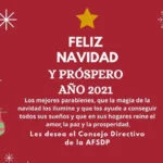 AFSDP: Feliz Navidad y prospero Año 2021