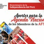 APORTES PARA LA AGENDA NACIONAL DE LOS MIEMBROS DE LA AFSDP