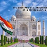 República de la India, 74°aniversario de la proclamación de su Independencia.