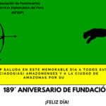 Amazonas, 189° aniversario de fundación.