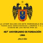 Departamento de Lima, 487° aniversario de fundación.
