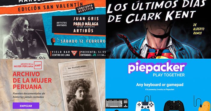 AGENDA CULTURAL 2022 FEBRERO: MARCELLO MOTTA, TEATRO, ARCHIVO DE LA MUJER PERUANA, PIEPACKER