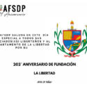 La Libertad, 202° aniversario de fundación.