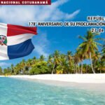 178°aniversario de la independencia de  República Dominicana.