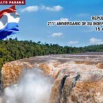 Paraguay, el 211° aniversario de su Independencia Nacional.