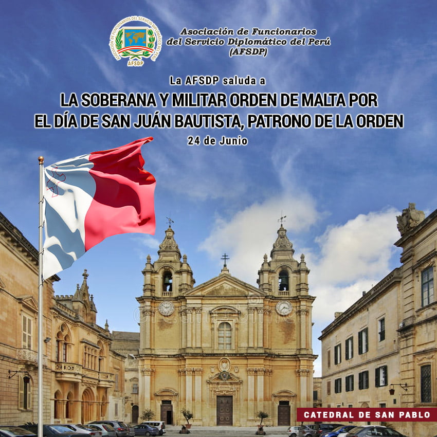 La Soberana y Militar Orden de Malta, Día de San Juán Bautista, Patrono de la Orden 2022.