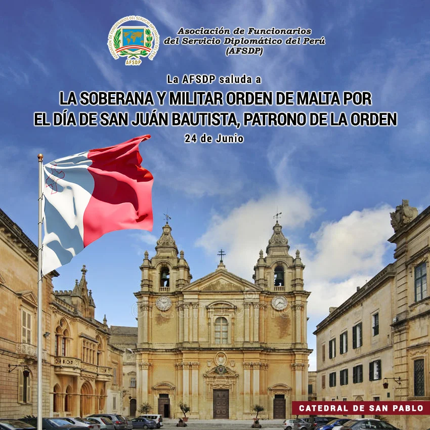 La Soberana y Militar Orden de Malta, Día de San Juán Bautista, Patrono de la Orden 2022.