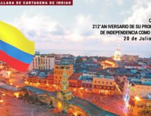 Colombia, 212° aniversario de su Proclamación de Independencia como República.