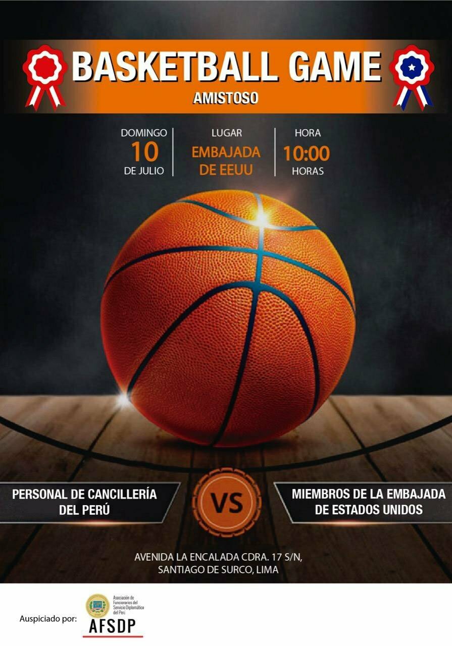 AFSDP: Partido de Basketball Amistoso