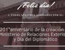201° aniversario de la creación del Ministerio de Relaciones Exteriores y Día del Diplomático