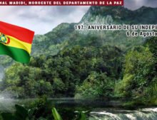 Estado Plurinacional de Bolivia, 197°aniversario de su Independencia.