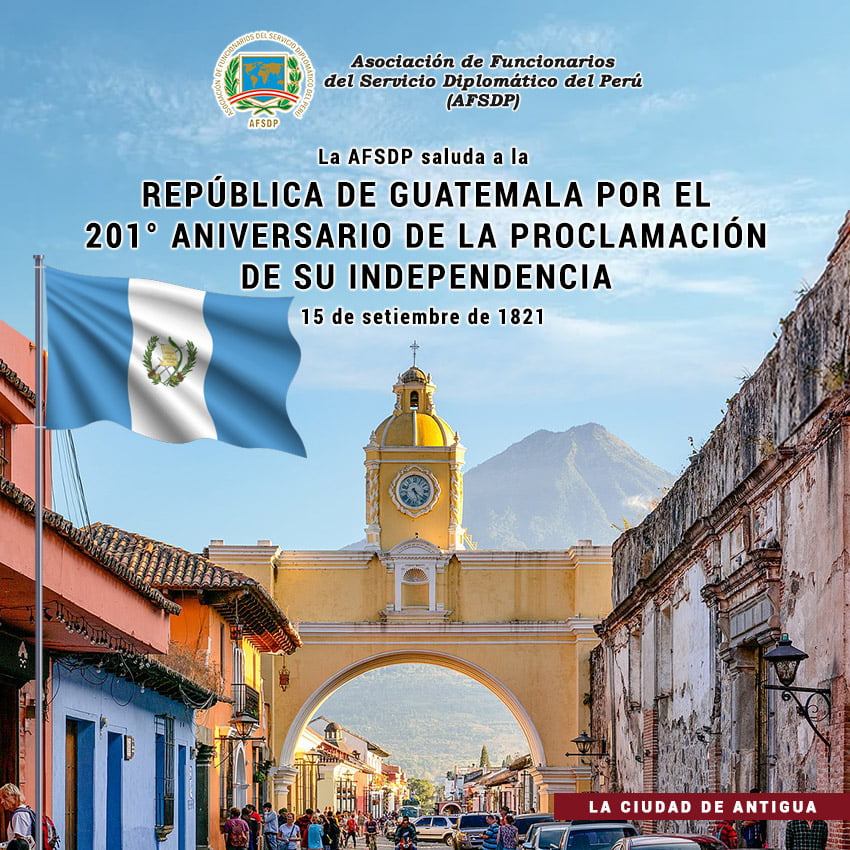 Guatemala, 201° aniversario de su Independencia.