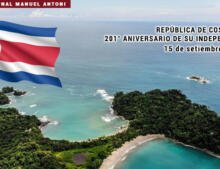 República de Costa Rica, 201° aniversario de su Independencia.