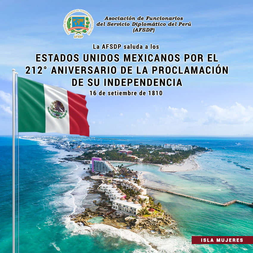 Mexico, 212° aniversario de la Proclamación de su Independencia.
