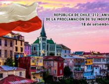 Chile, 212° aniversario de su Independencia.