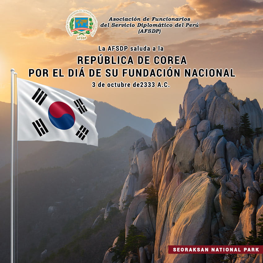 República de Corea, Día de su Fundación Nacional.