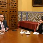 Reunión con Viceministra Embajadora Ana Cecilia Gervasi.