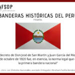Primera Bandera Histórica del Perú.