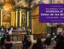 : Misa presencial y virtual en Homenaje al Señor de los Milagros