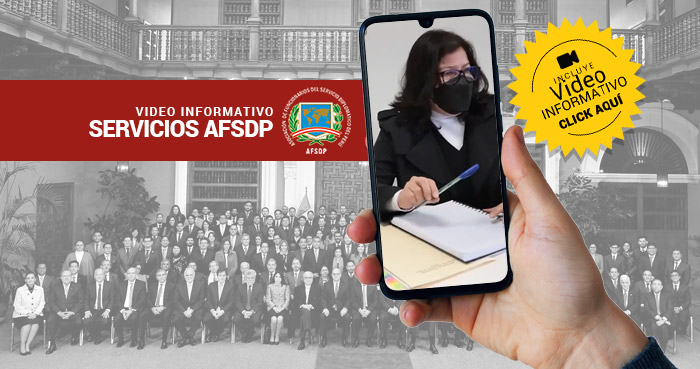 SERVICIOS QUE OFRECE LA OFICINA DE LA AFSDP