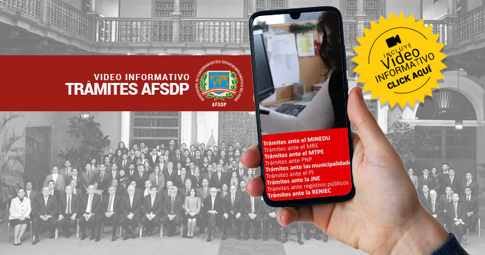 TRAMITES QUE OFRECE LA OFICINA DE LA AFSDP