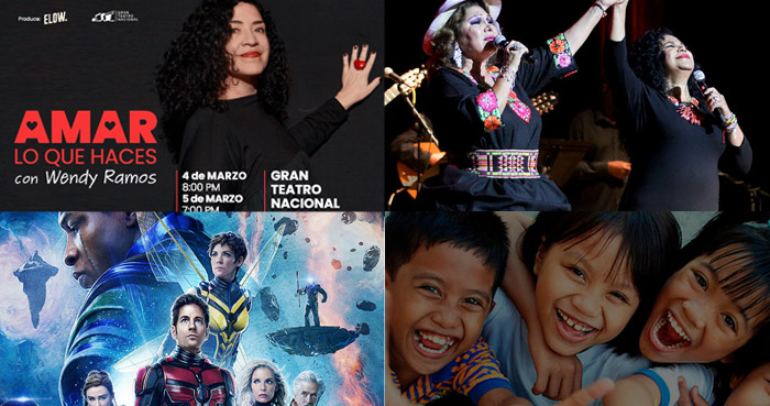 AGENDA CULTURAL 2023 FEBRERO: WASINMAN KUTISPA, WENDY RAMOS, EVA AYLLÓN Y AMANDA PORTALES, QUANTUMANIA Y DONAR A TRAPEROS EMAUS.