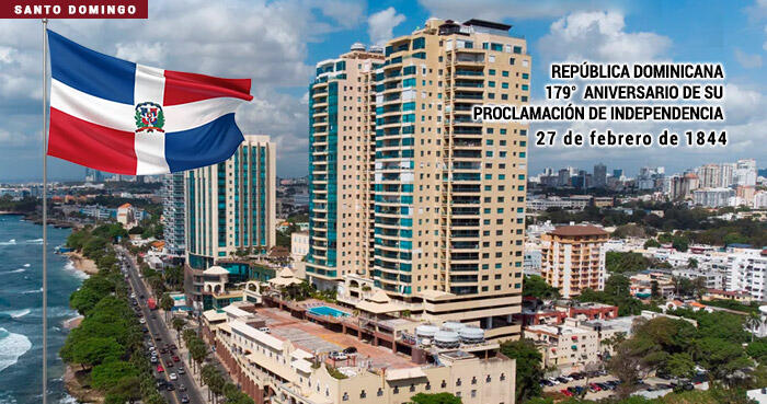 179°aniversario de la independencia de República Dominicana.