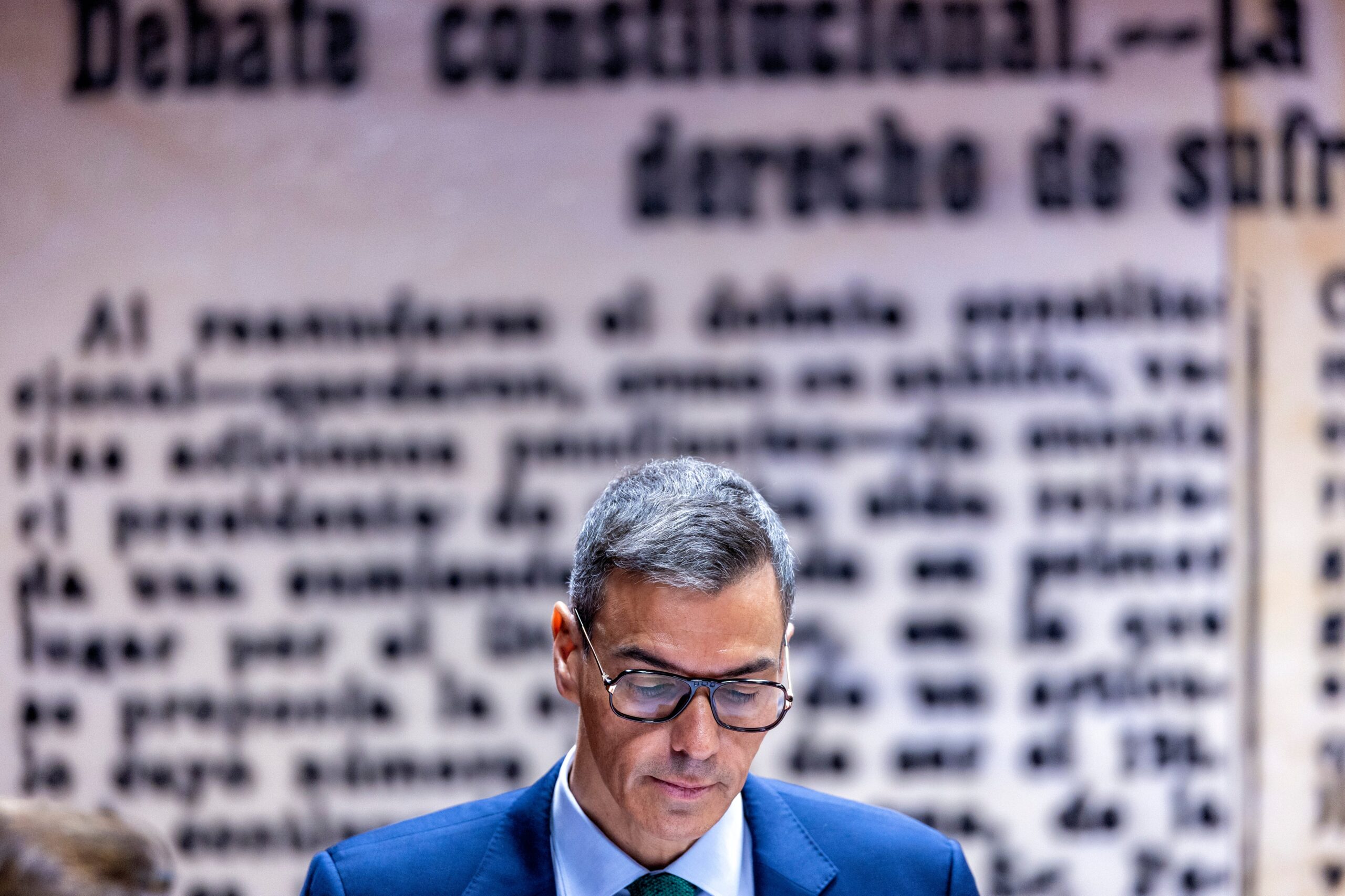 Pedro Sánchez, este jueves en la comisión de investigación del Senado.