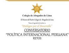 CONVERSATORIO "POLÍTICA INTERNACIONAL PERUANA" RETOS