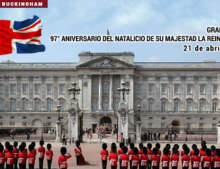 97° aniversario del natalicio de su majestad la Reina Isabel II.