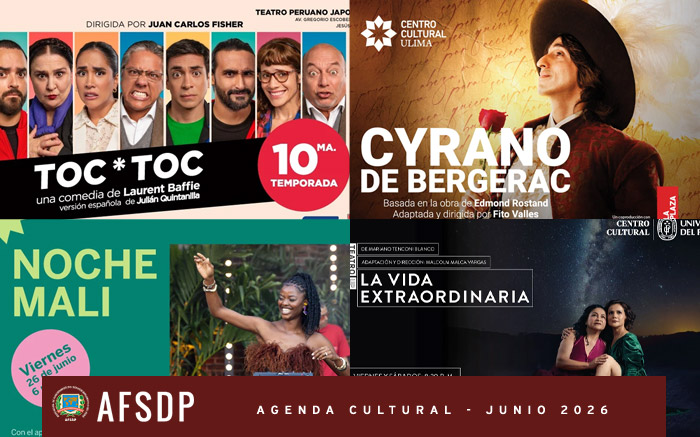 Agenda Cultural 2026 Junio