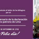 Señor de los Milagros 2023