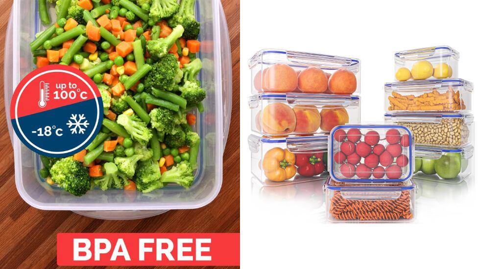 'Tuppers' de plástico sin BPA.