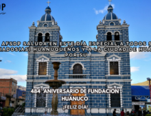 Huánuco, 484° aniversario de su Fundación.