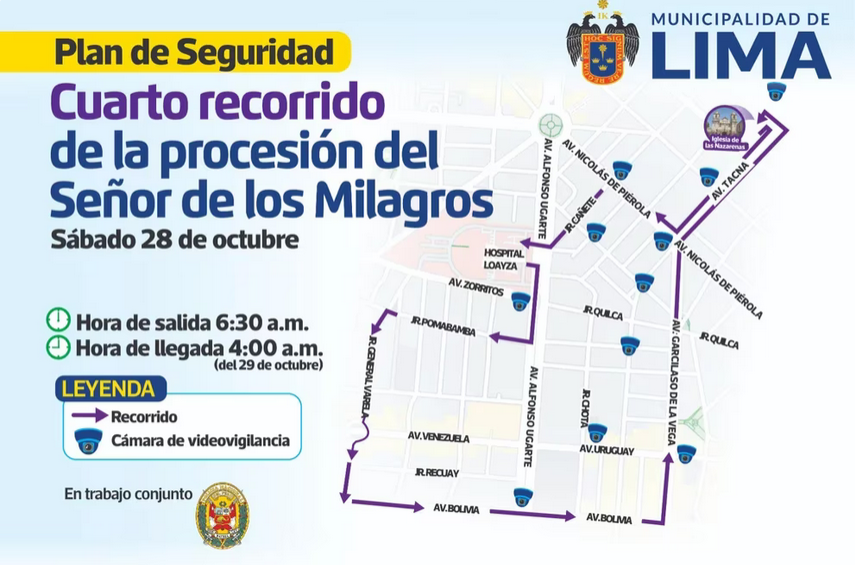 Cuarto Recorrido Señor de los Milagros