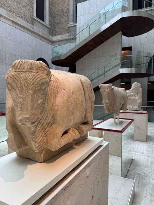 Toro de Osuna, en el Museo Arqueológico Nacional.