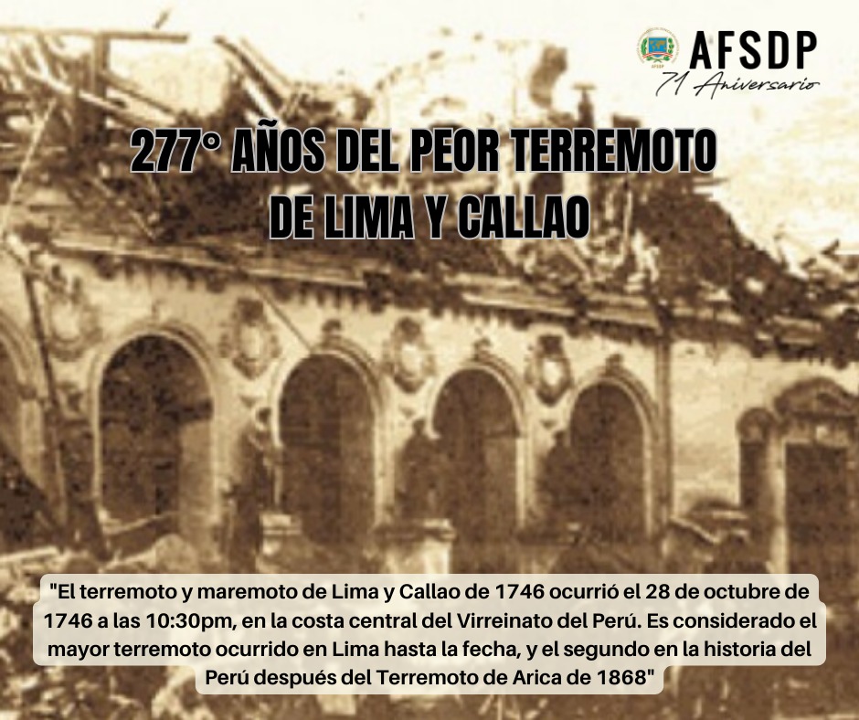 Terremoto Lima y Callao