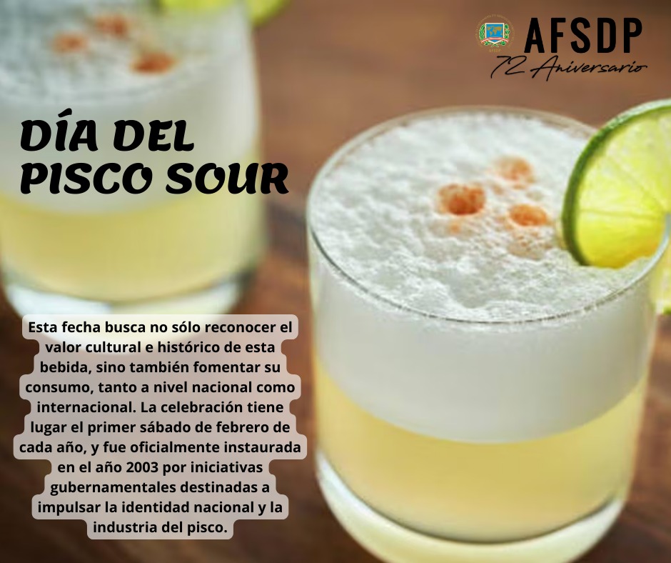 3 de Febrero: Día del Pisco Sour.