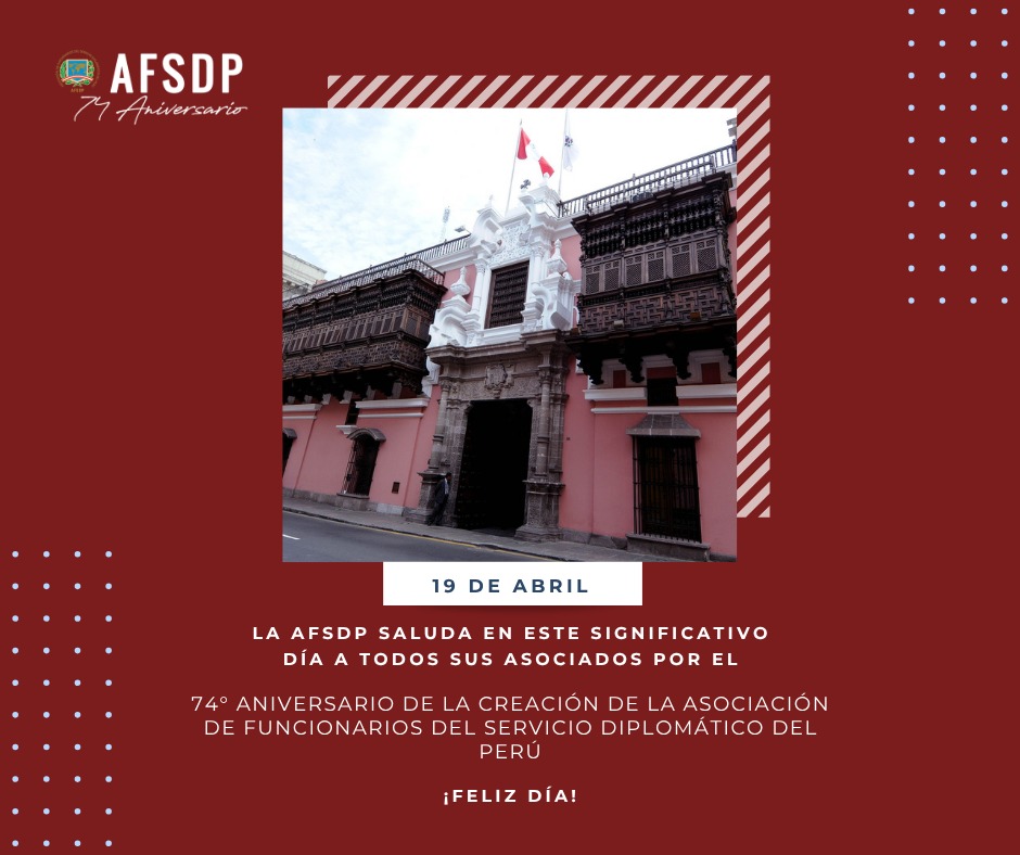 74 ANIVERSARIO CREACIÓN AFSDP