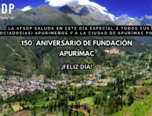 Apurimac, 150° aniversario de fundación.