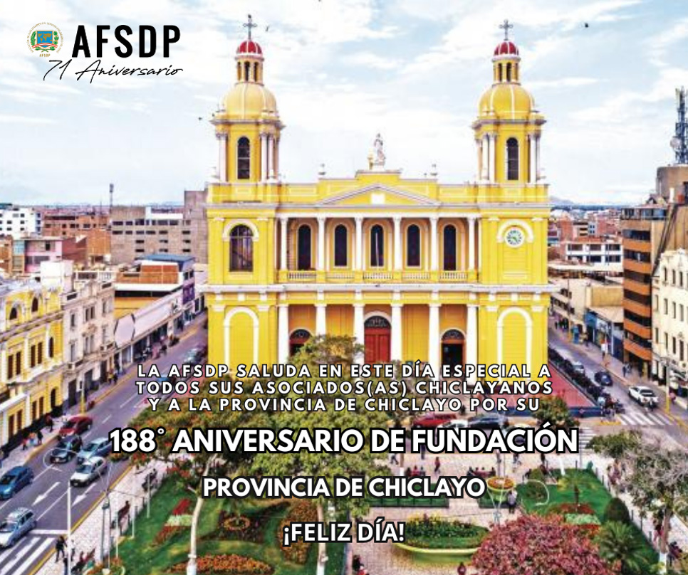 Chiclayo, 188° aniversario de fundación.